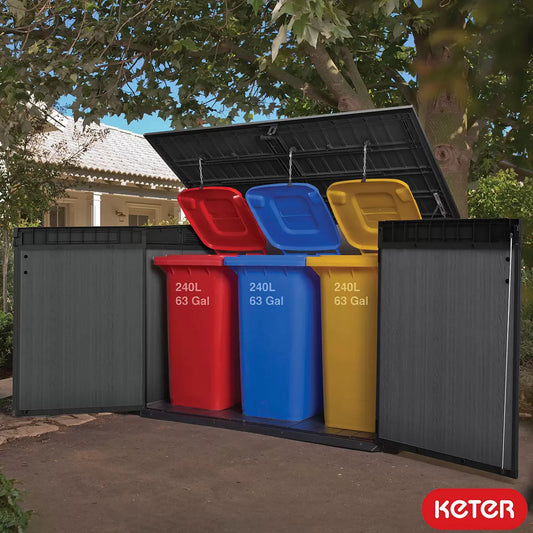 Keter Cortina Grande Mega Store 6ft 3" x 3ft 7" (1.9 x 1.1m) Horizontal 2,020 Litre Storage Shed