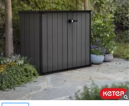 Keter Cortina Bella 4ft 6" x 2ft 4" (1.4 x 0.7m) 1,000 Litre Vertical Storage Shed