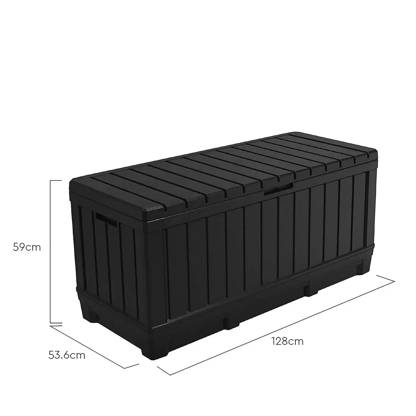 Keter Kentwood Outdoor Garden Storage Box 350L - Graphite