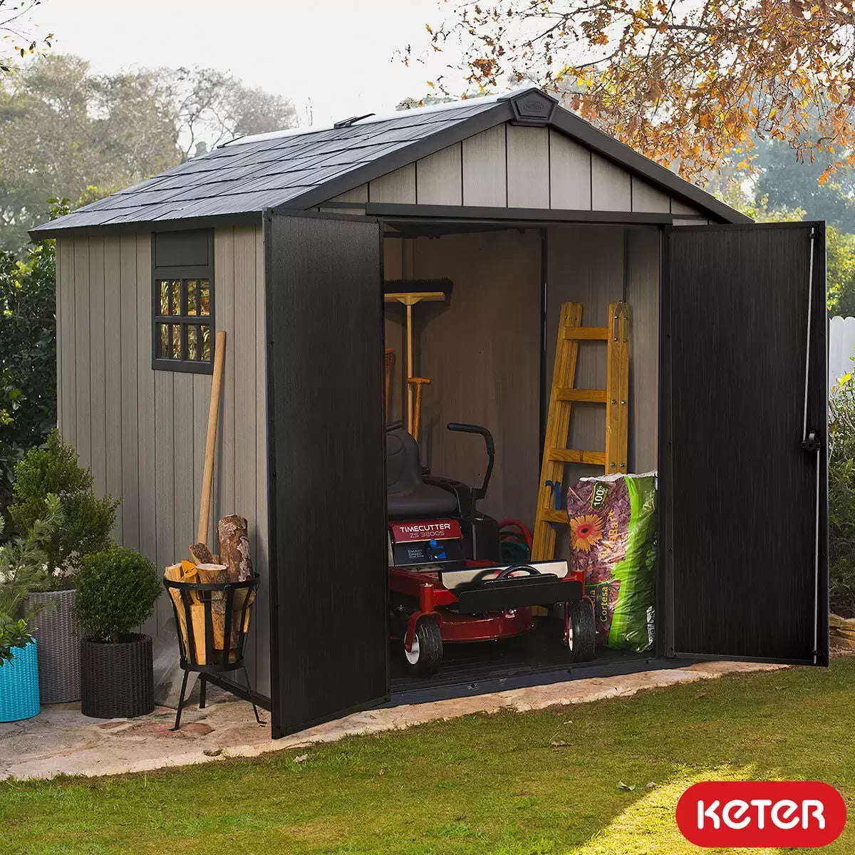 Keter Oakland 7ft 6" x 9ft 4" (2.3 x 2.9m) Storage Shed