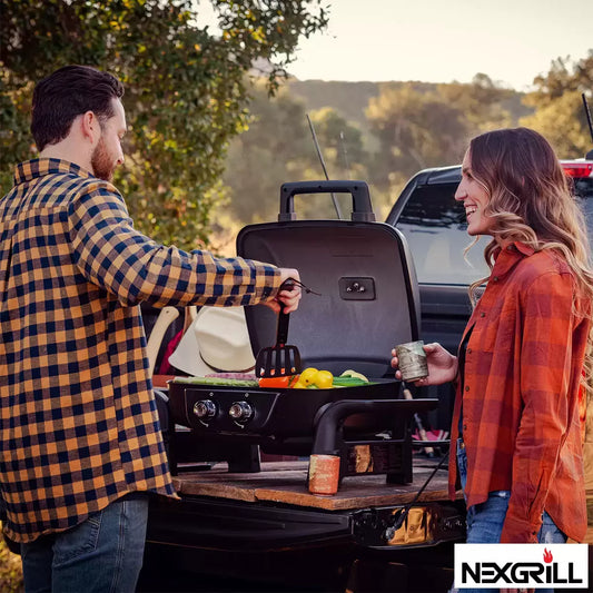 Nexgrill 2 Burner Aluminium Table Top Gas Barbecue